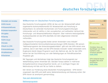Tablet Screenshot of dfn.de